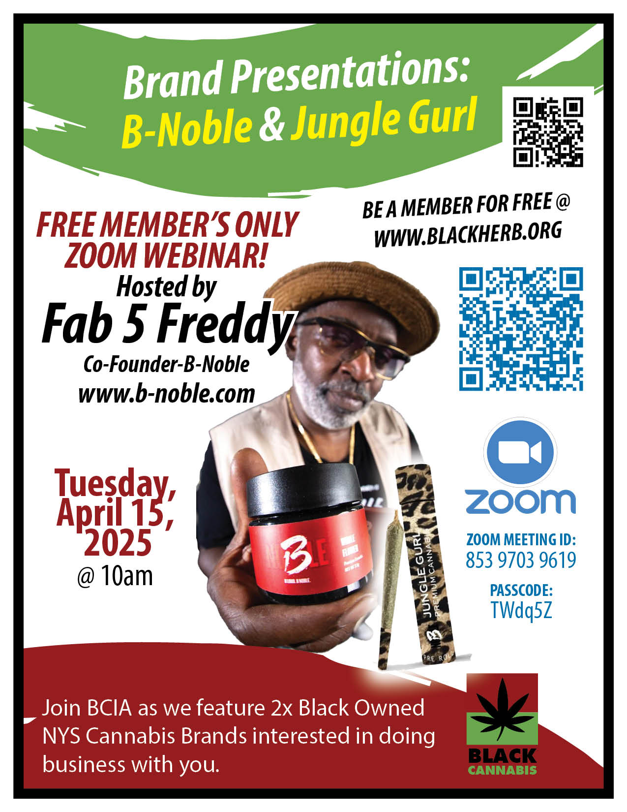 Fab 5 Freddy presents B-Noble & Jungle Gurl