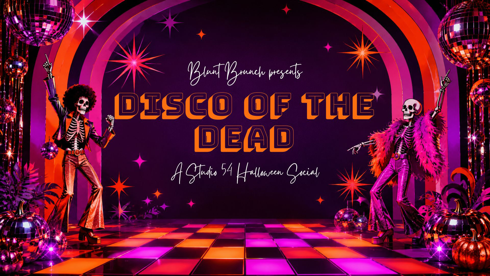 Blunt Brunch presents Disco of the Dead: A Studio 54 Halloween Social