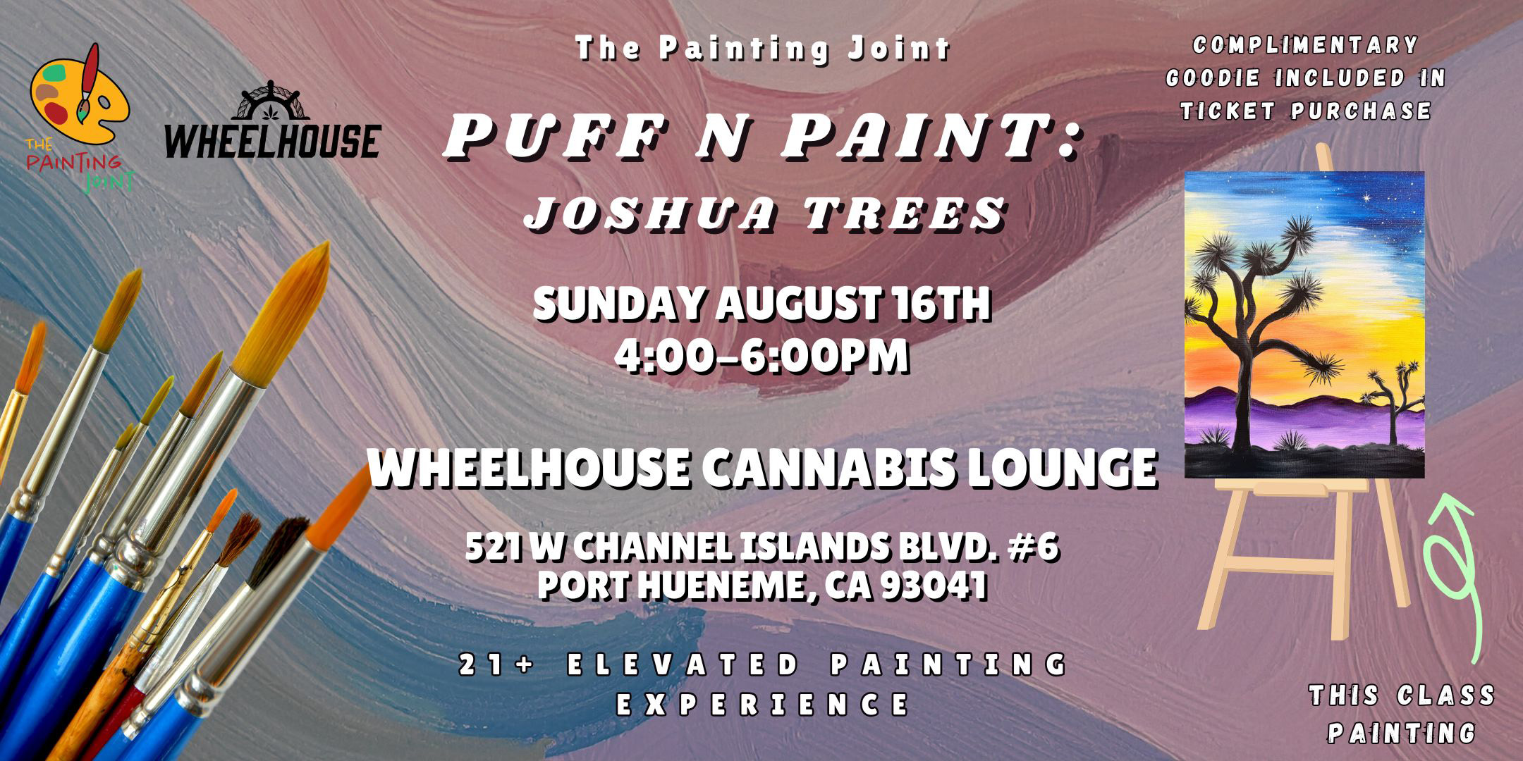Puff n Paint: Joshua Trees