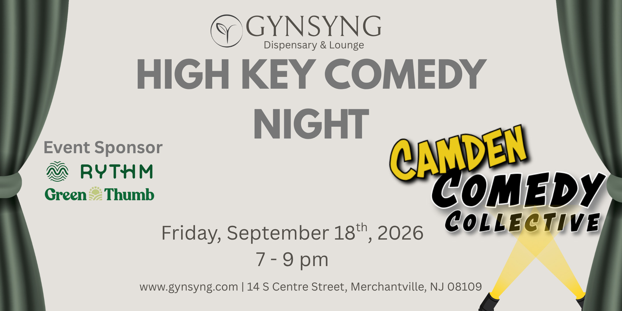 High Key Comedy Night – Camden Comedy Collective x Gynsyng