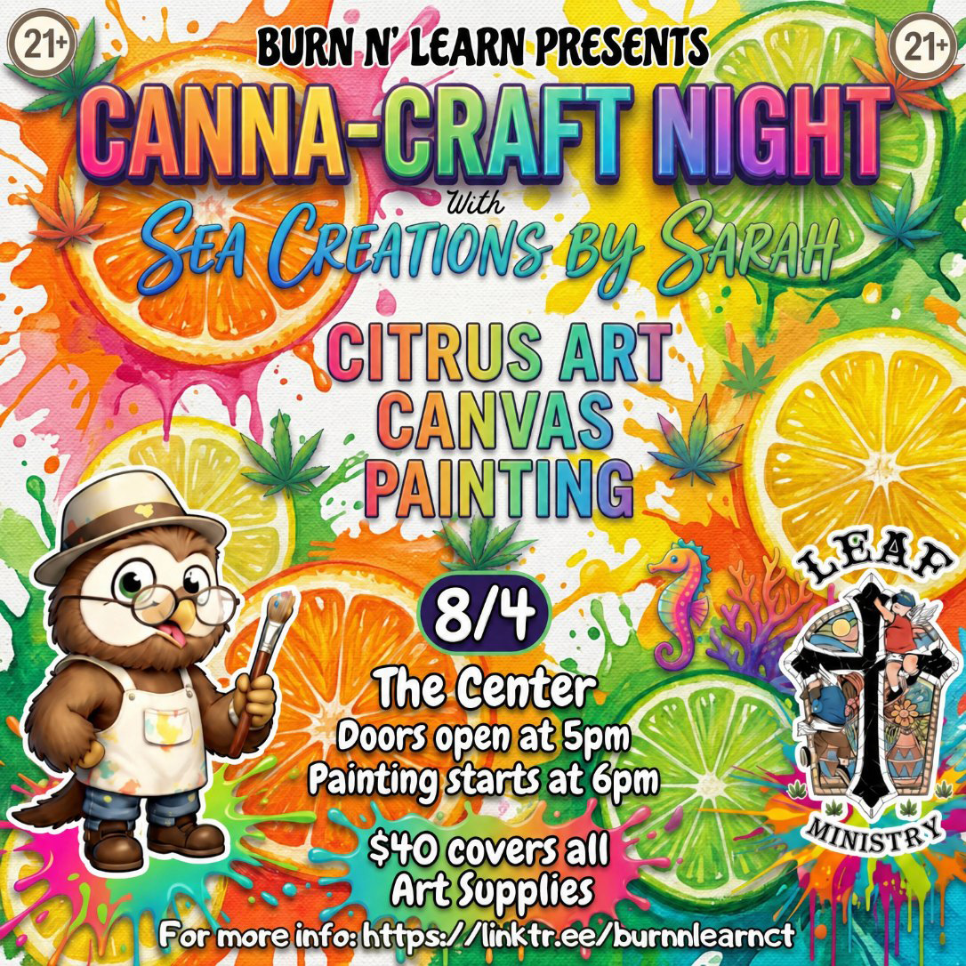 Canna Craft Night: Citrus Canvas Painting