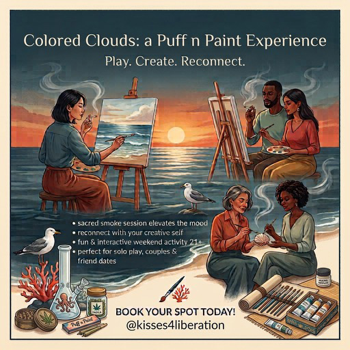 Colored Clouds: A Puff n Paint Experience