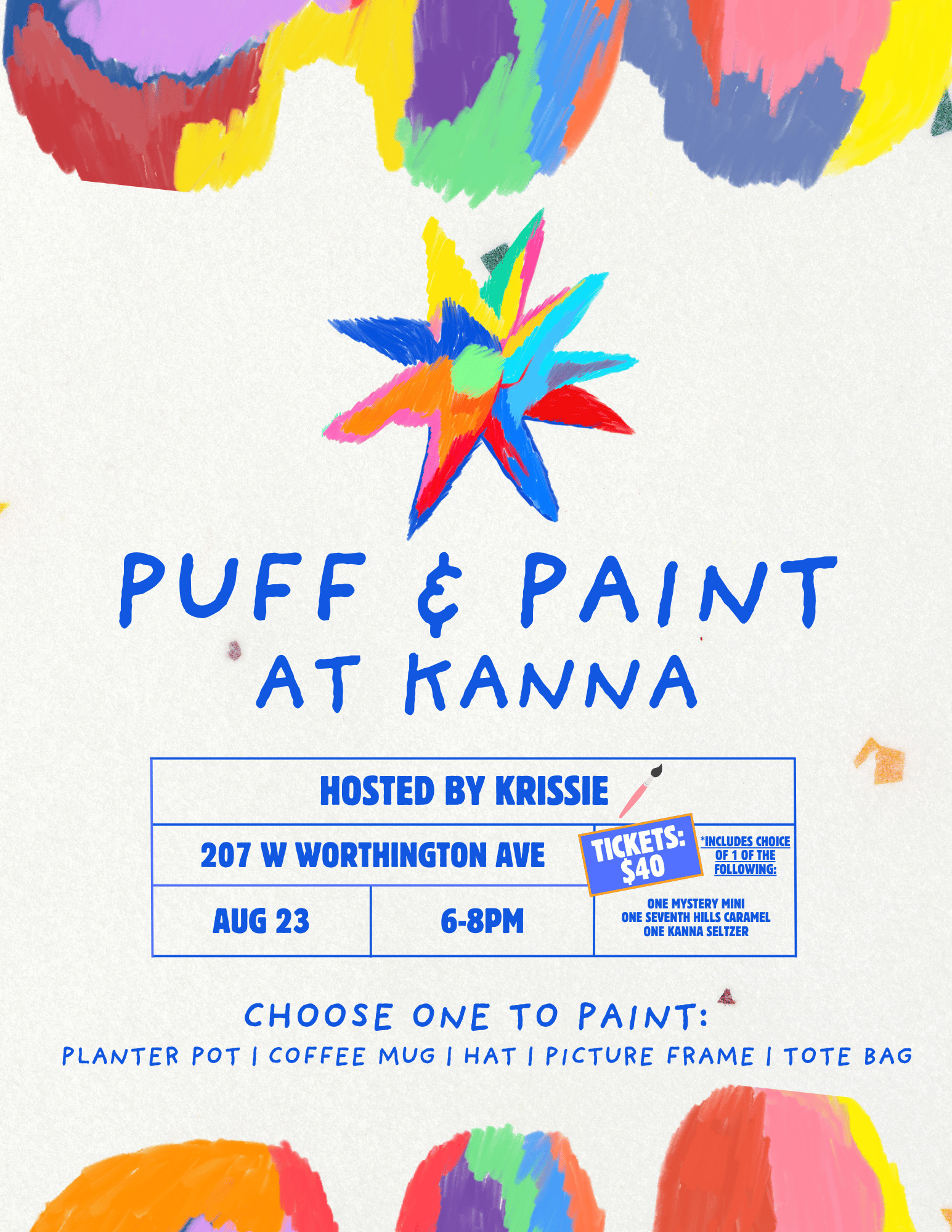 Puff and Paint One Year Anniversary Edition